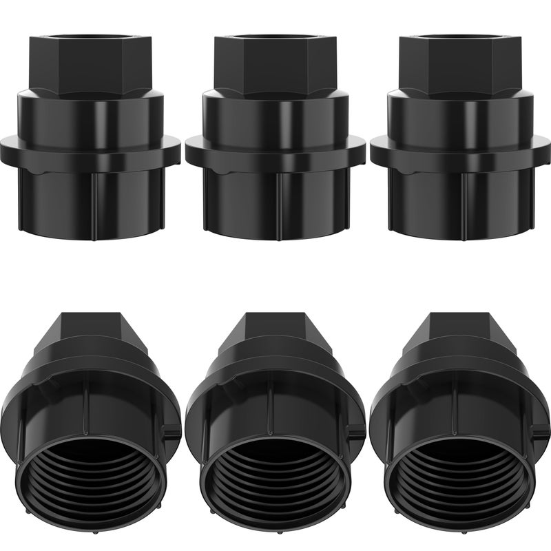 Prime Ave Black Wheel Nut Cap Covers - Compatible Replacement for Cadillac, Chevrolet, GMC Durable Lugnut Caps Cover for Trucks SUV | OEM Part# 15646250 (6 Pack) - Image 1